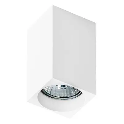 Stropní bodové přisazené svítidlo Azzardo Mini Square white AZ1381 GU10 1x50W IP20 5,6cm hranaté