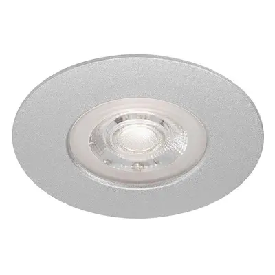 LED vestavné svítidlo, pr. 9 cm, 4,9 W, matný chrom - BRILONER