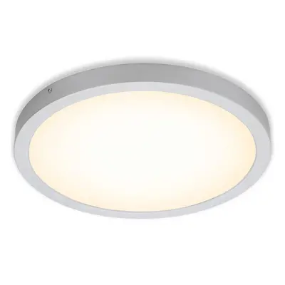 LED stropní svítidlo, pr. 40,5 , 24,5 W, matný chrom - BRILONER