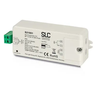 SLC RF Controller CV 1x10A 12-36V w/PUSH - TLG