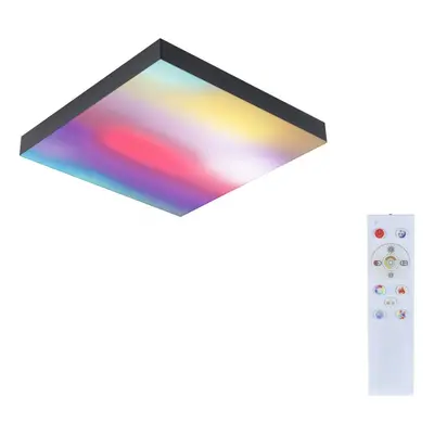 LED Panel Velora Rainbow dynamicRGBW hranaté 295x295mm RGBW černá - PAULMANN