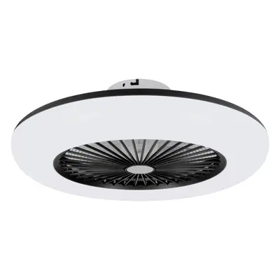 Noaton 11055B Callisto, černá, stropní ventilátor se světlem