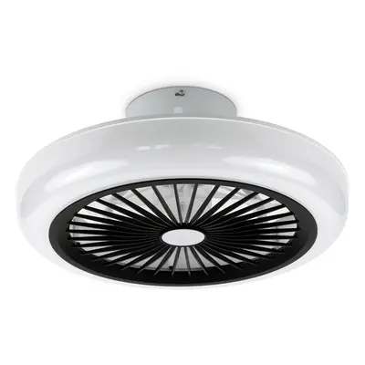 Noaton 11045B Polaris, černá, stropní ventilátor se světlem