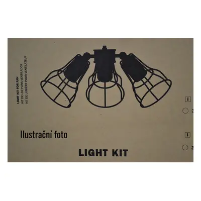 Světelný kit FARO 33716 bílý pro stropní ventilátor FARO YAKARTA