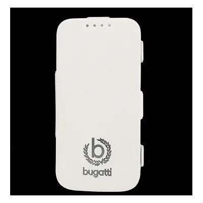 Pouzdro Bugatti Geneva Folio pro Samsung G900 Galaxy S5 White