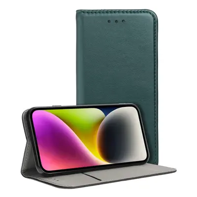 Pouzdro Flip Magnet Book Motorola Moto G54 5G tmavě zelené