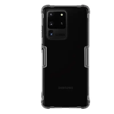 Pouzdro silikon Samsung Galaxy G988 S20 Ultra, S20 Ultra 5G Nillkin Nature kouřově černé