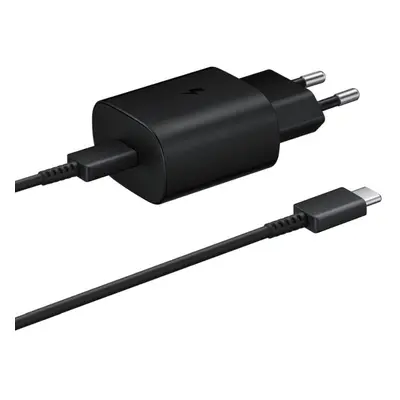 Nabíječka Samsung EP-TA800EBE Quickcharge 25W + kabel EP-DG980BBE typ C černá (volně)