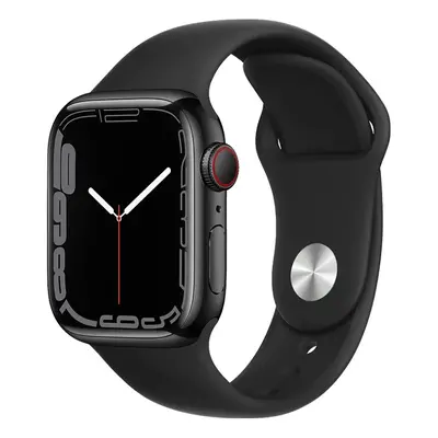 Hodinky HOCO WA01 silikonový řemínek pro Apple Watch 1/2/3/4/5/6/7/8/SE 42/44/45mm Black