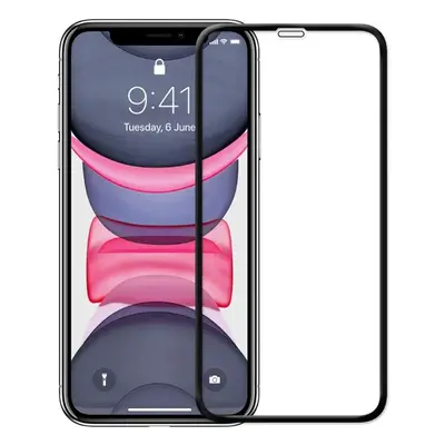 Screen Glass Apple iPhone 11, iPhone XR 6,1 SWISSTEN RAPTOR Diamond 3D Full Glue černé 1030521