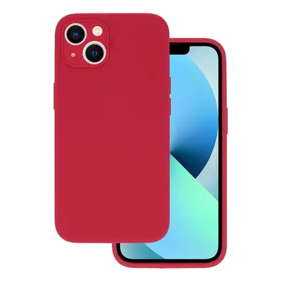 Pouzdro silikon Apple iPhone 13 Mini Vennus Lite malinově červené