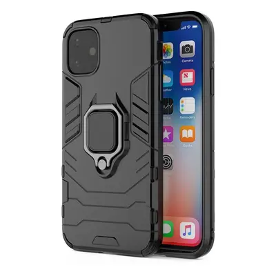 Pouzdro 1Mcz Armor Ring odolné ochranné s držákem na prst Samsung Galaxy A03s černé