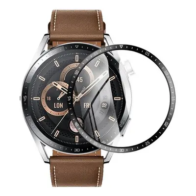 Screen Protector Huawei Watch GT3 46mm 3D Full zaoblené černé okraje ochranná folie