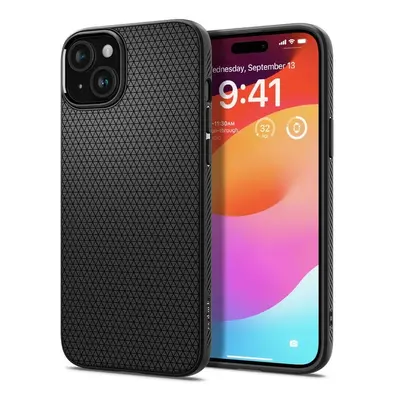 Pouzdro Apple iPhone 15 PLUS SPIGEN Liquid Air ACS06650 Matte Black