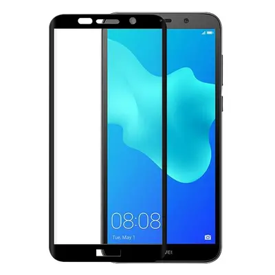 Screen Glass Huawei Y5 2018 Hybrid Full Glue zaoblené černé 1021537