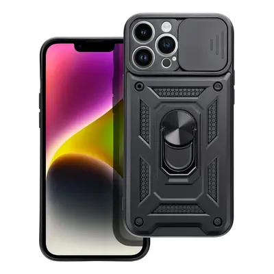 Pouzdro silikon Xiaomi Redmi Note 12 4G Slide Armor Cam Shield černé