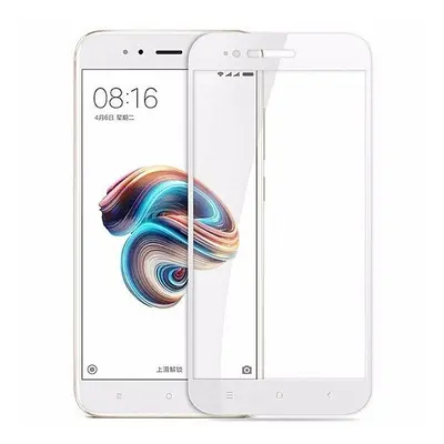 Screen Glass Xiaomi Redmi Note 5A 3D Full Glue zaoblené bílé 1020713