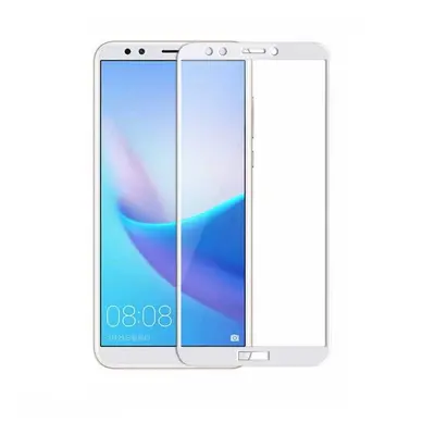 Glass 3D, 5D Tvrzené sklo 3D pro Huawei Y5 2018, Honor 7S, plné lepení, bílá 434062