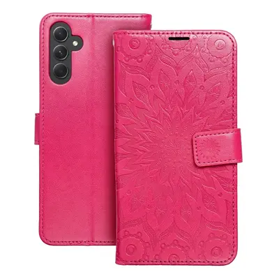 Pouzdro Flip Mezzo Book Samsung A145 Galaxy A14, A146 A14 5G vzor mandala Magenta fialovo červen