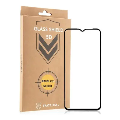 Tactical Glass Shield 5D sklo pro Realme C31 Black 8596311172625