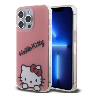 Pouzdro Hello Kitty IML Daydreaming Logo zadní kryt pro Apple iPhone 13 PRO Pink