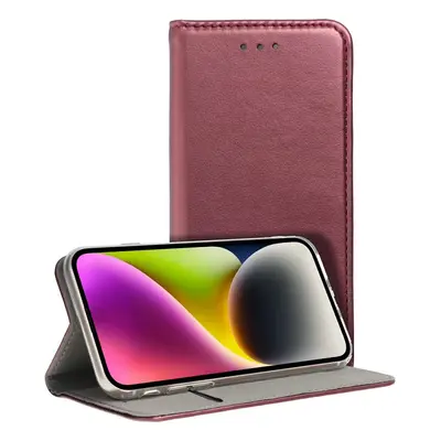 Pouzdro Flip Magnet Book Motorola Moto G84 5G vínové