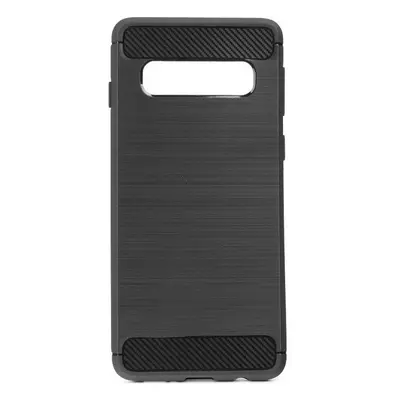 Pouzdro silikon Samsung G973 Galaxy S10 Forcell Carbon s výztuhou černé