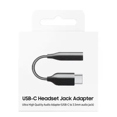 Redukce Samsung EE-UC10JUBE USB-C na 3,5 Jack pro připojení sluchátek náhrada EU blister černá