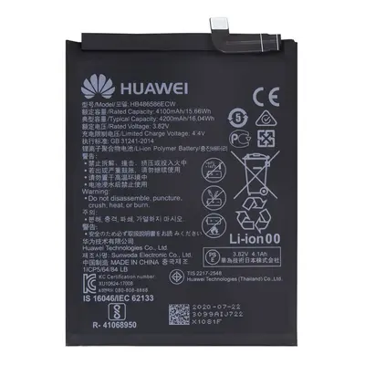 Baterie Huawei HB486586ECW P40 Lite 4100mAh Li-pol Original (volně)