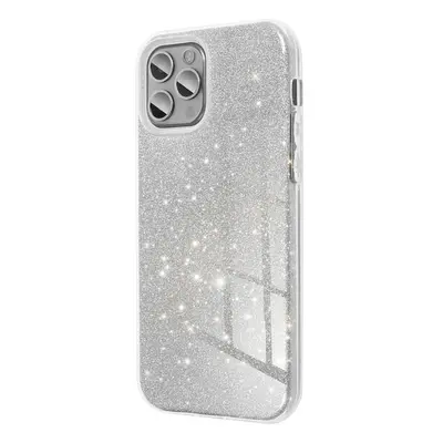 Pouzdro silikon Apple iPhone 15 Shining Glitter stříbrné