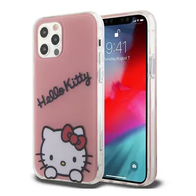 Pouzdro Hello Kitty IML Daydreaming Logo zadní kryt pro Apple iPhone 12, iPhone 12 PRO Pink