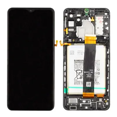 LCD display Samsung A336B Galaxy A33 5G + dotyk + přední kryt Original černý