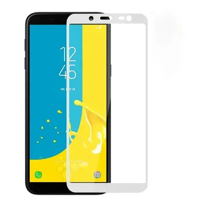 Screen Glass Samsung J600 Galaxy J6 2018 5D Full Glue zaoblené bílé 1021610