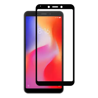 Screen Glass Xiaomi Redmi 6A 2.5D Full Screen zaoblené kraje černé 1024773