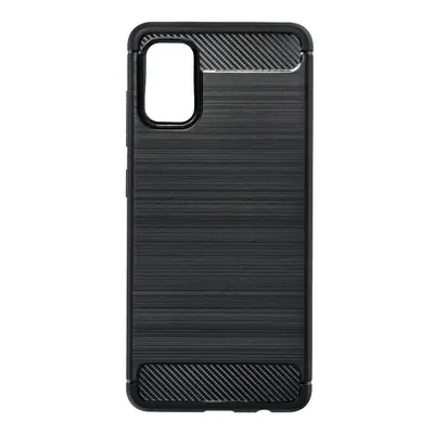 Pouzdro silikon Samsung A415 Galaxy A41 Forcell Carbon s výztuhou černé