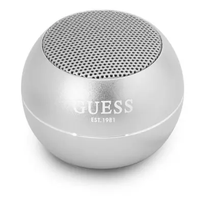 Reproduktor Guess Mini Bluetooth Speaker 3W 4H GUWSALGEG stříbrný