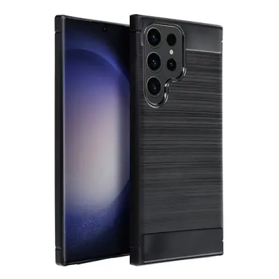 Pouzdro silikon Samsung S928 Galaxy S24 Ultra Forcell Carbon s výztuhou černé