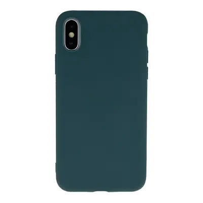 Pouzdro silikon Motorola Moto G04, Moto G24 matné tmavé zelené