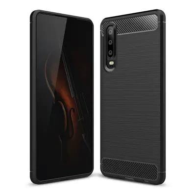 Pouzdro Forcell CARBON Case HUAWEI P30 černé