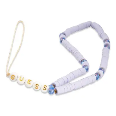 Guess Poutko na telefon Beads Heishi Lilac