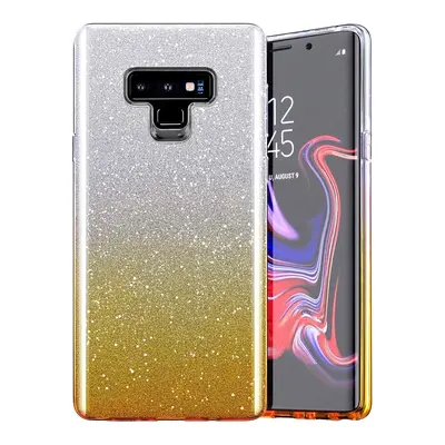 Pouzdro 1Mcz Shining Duo TPU třpytivé Samsung Galaxy A13 4G stříbrná zlaté