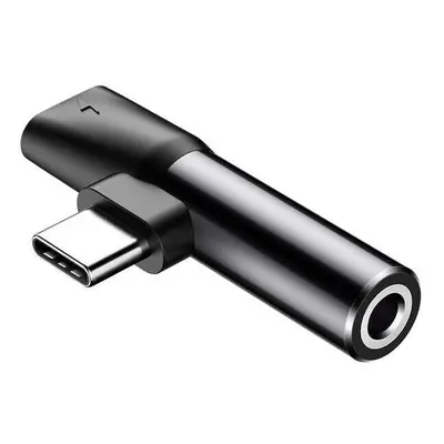 Adaptér Baseus CATL41-01 rozbočovač USB-C/3.5mm Jack černý