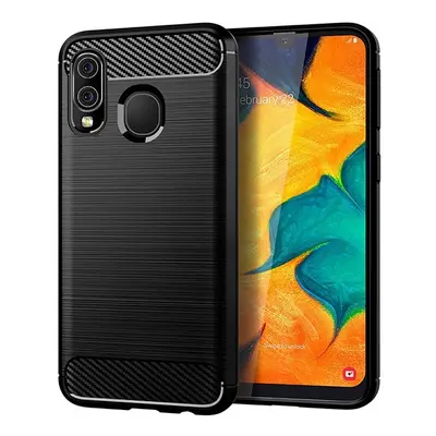 Pouzdro Forcell Carbon Samsung Galaxy A40 černé