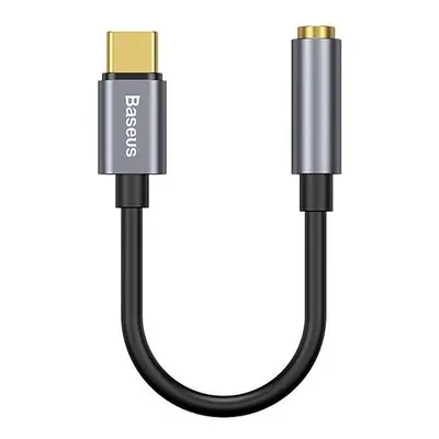 Adaptér Baseus CATL54-0G DAC audio redukce z USB-C na 3,5mm Jack L54 (female) šedý