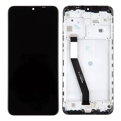 LCD display Xiaomi Redmi 9 + dotyk + přední kryt Carbon Gray