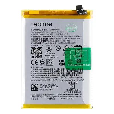 Baterie Realme BLP877 Realme 8i, C31, C35 5000mAh Li-ion Original (volně)