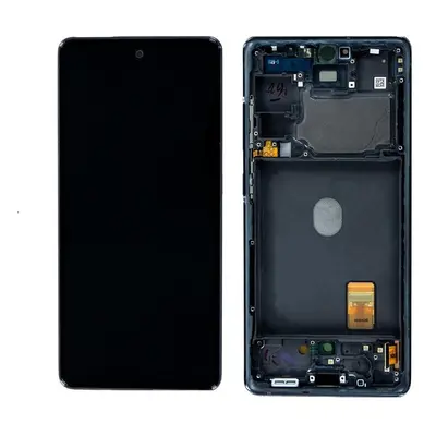 LCD display Samsung G780 Galaxy S20 FE, G781 S20 FE 5G + dotyk. folie Original Navy modrý