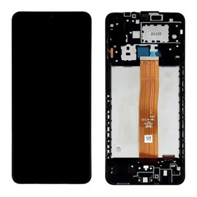 LCD display Samsung A127 Galaxy A12 Nacho + dotyk + přední kryt Original Service Pack černý