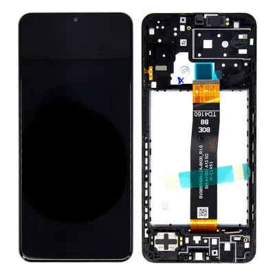 LCD display Samsung A136 Galaxy A13 5G + dotyk + přední kryt Original Service Pack černý