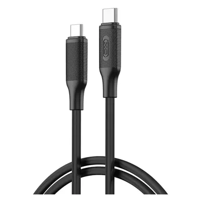 USB datový kabel USB-C to USB-C XO NB-Q265B 60W 1m 3A černý